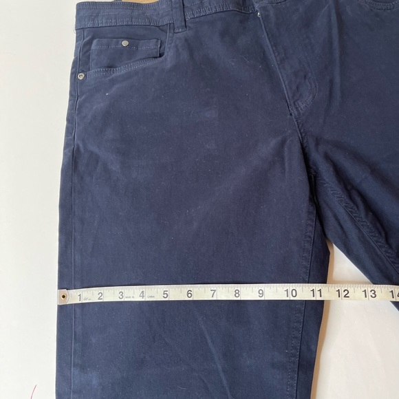 Weatherproof Vintage Slim Straight stretch Twill 38/30 NWT Navy blue/Dark Sapphi - Picture 8 of 8